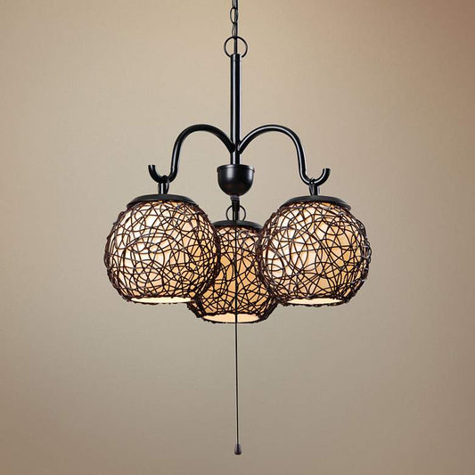 Kenroy Home Castillo 17" Wide Bronze Outdoor Pendant Light