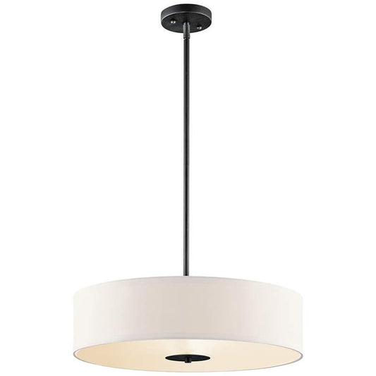 Kichler 3-Light Black Finish Modern Pendant Chandelier