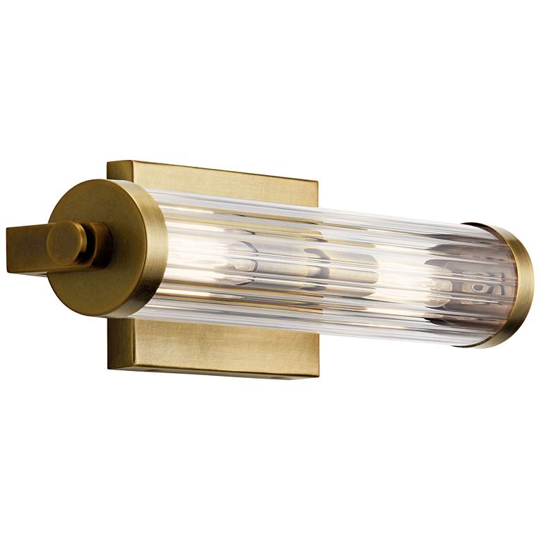 Kichler Azores 16" Wide Natural Brass 2-Light Bath Light