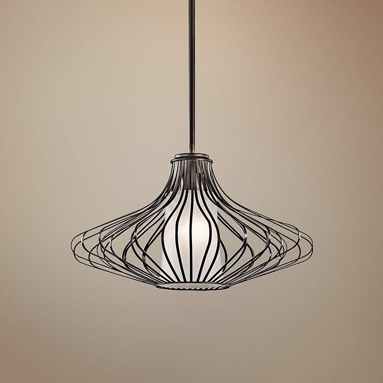 Kichler Geometry 18" Wide Olde Bronze Pendant