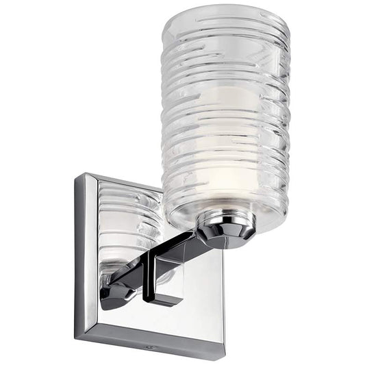 Kichler Giarosa 10" High Chrome Metal Wall Sconce