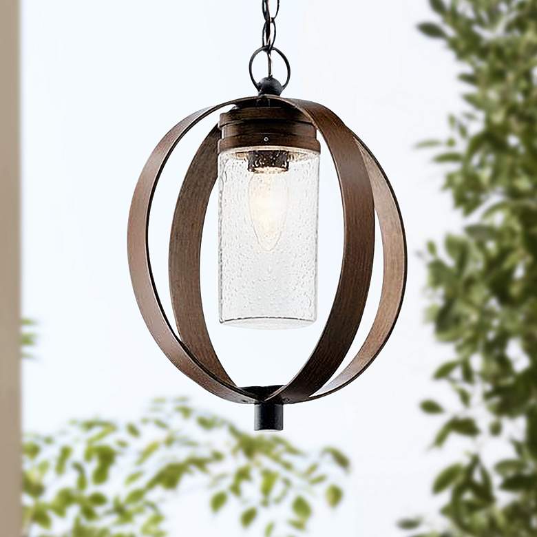 Kichler Grand Bank 15"H Outdoor Hanging Light