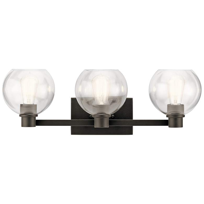 Kichler Harmony 24 1/2"W Brushed Nickel 3-Light Bath Light