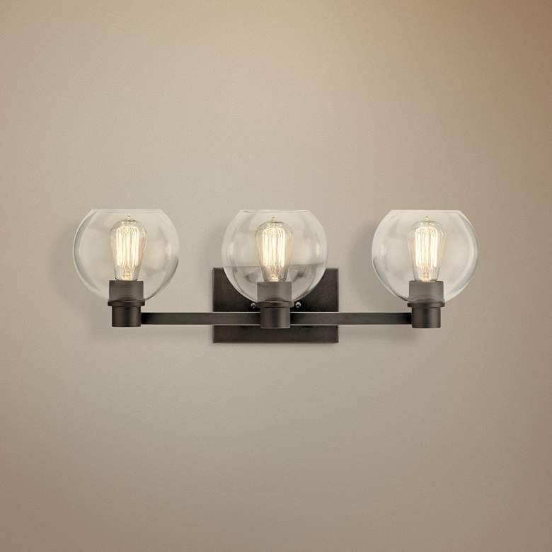 Kichler Harmony 24 1/2"W Brushed Nickel 3-Light Bath Light