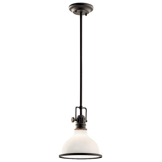 Kichler Hatteras Bay 8" Wide Polished Nickel Mini Pendant