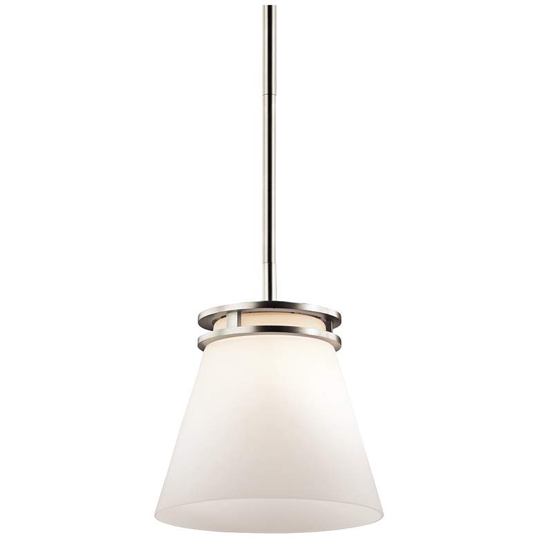 Kichler Hendrick 8" Wide Brushed Nickel Mini Pendant