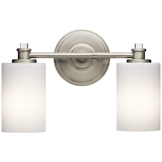 Kichler Joelson 2-Light 14"W Brushed Nickel Bath Light