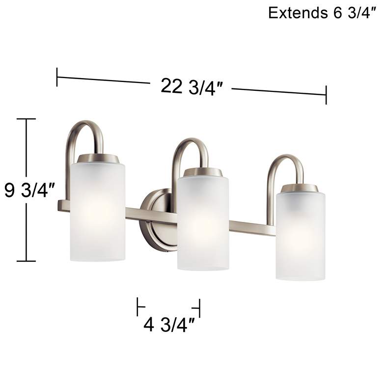 Kichler Kennewick 22 3/4"W 3-Light Bath Light