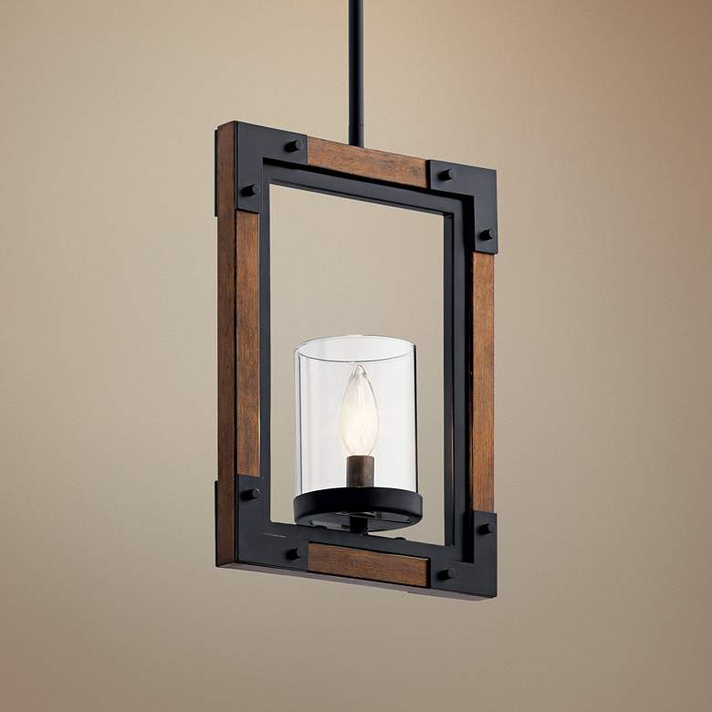 Kichler Marimount 10 1/2" Wide Auburn Stained Mini Pendant