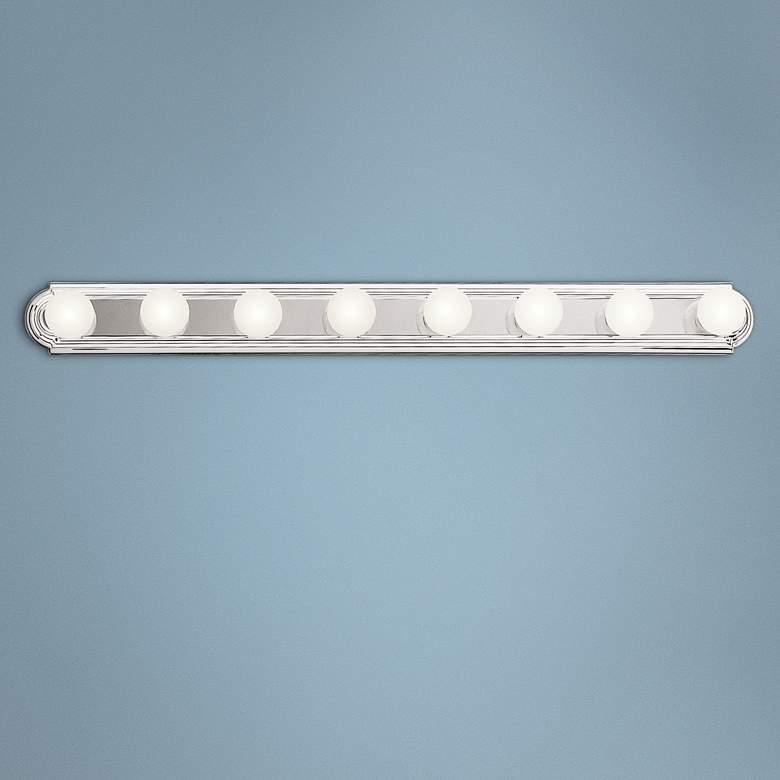 Kichler McGuire 48" Wide Chrome 8-Light Linear Bath Light