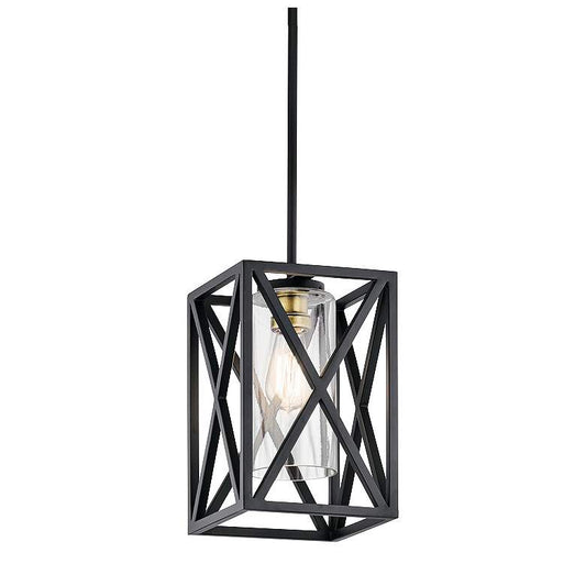 Kichler Moorgate 8" Wide Black Mini Pendant