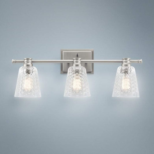 Kichler Nadine 25" Wide Brushed Nickel 3-Light Bath Light