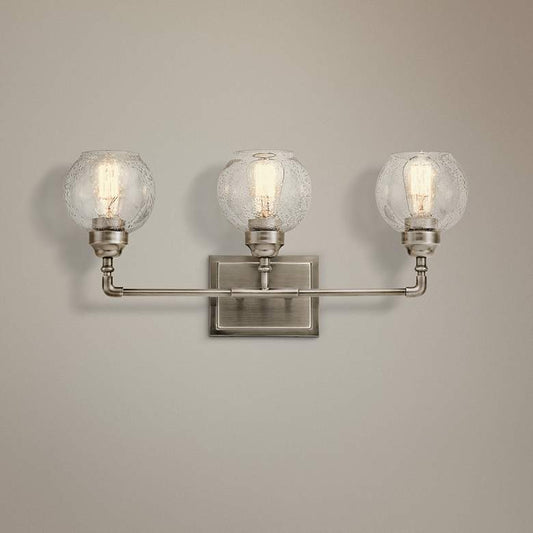 Kichler Niles 24" Wide Antique Pewter 3-Light Bath Light