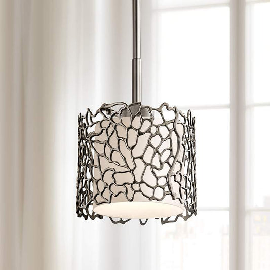 Kichler Silver Coral 7 1/4" Wide Classic Pewter Mini Pendant