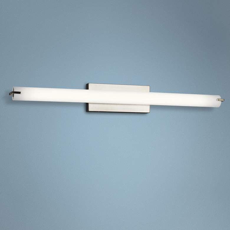 Kichler Tor 37 1/4"W Brushed Nickel Linear LED Bath Light