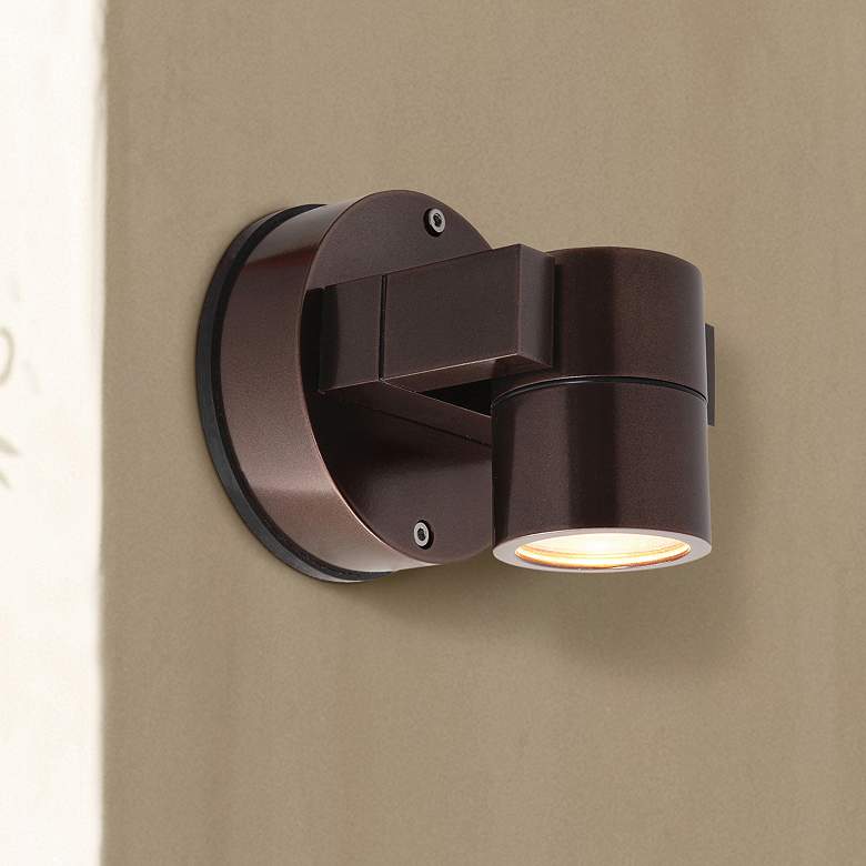 KO 4" High Metal LED Outdoor Wall Light Spotlight