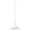 Koncept Royyo 6 1/2"W Matte White and Gold Mini Pendant