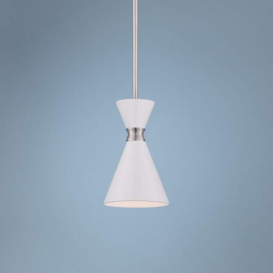 Kovacs Conic 5 1/2" Wide Brushed Mini Pendant