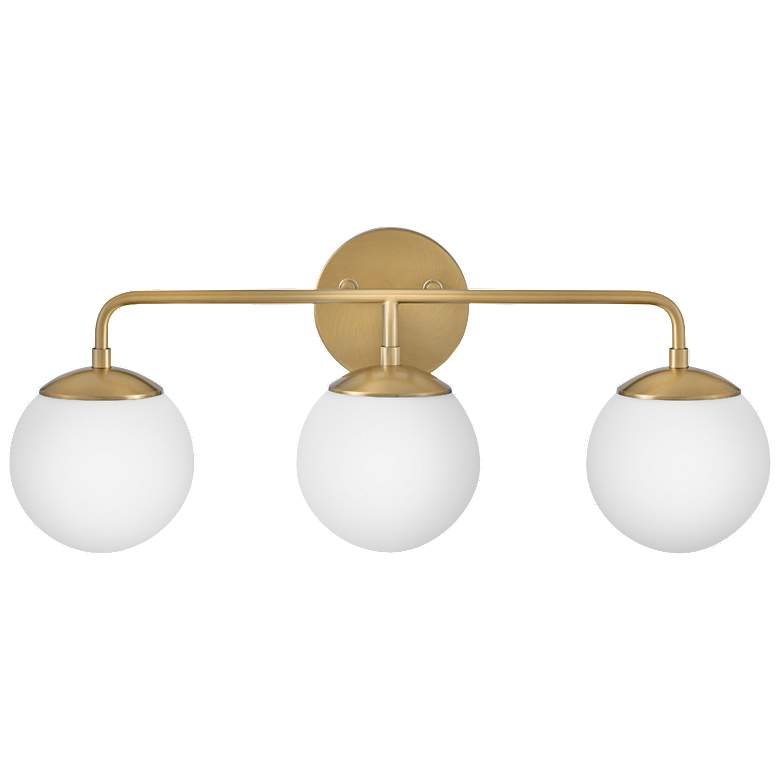 Lark-Juniper Bath-Three Light Vanity-Lacquered Brass