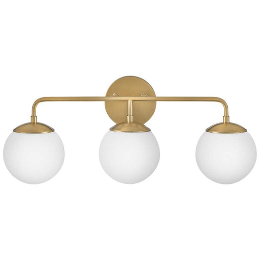 Lark-Juniper Bath-Three Light Vanity-Lacquered Brass