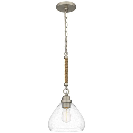 Laughlin 1-Light Brushed Nickel Mini Pendant