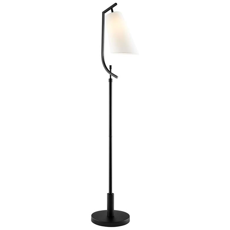 Lite Source Xandra Floor Lamp With White Fabric Shade