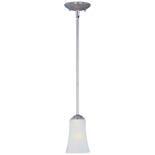 Logan 1 Light 4.5" Wide Satin Nickel Pendant Light