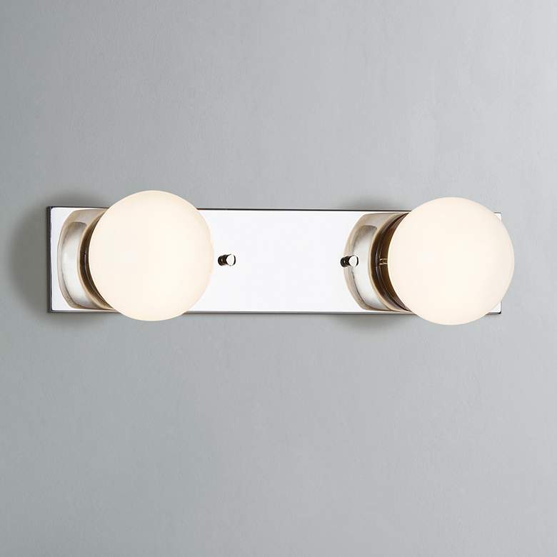 Luna 14" Wide Brushed 2-Light LED Bath Light