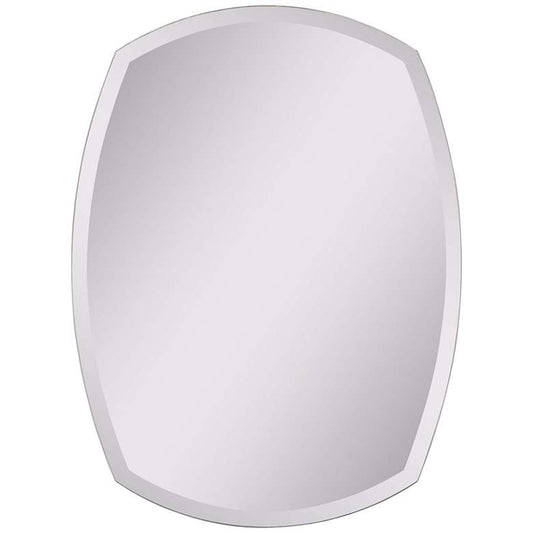 Rounded Rectangle Frameless 32" High Wall Mirror