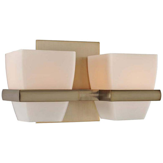 Malibu 10" Wide Brushed Bronze 2-Light Bath Light