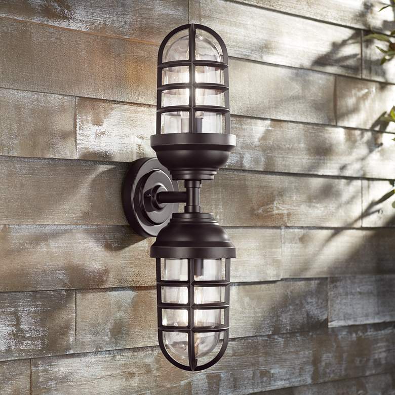 Marlowe 22 1/2" High Two-Light Outdoor Wall Light