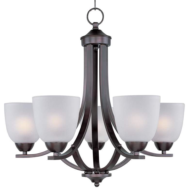 Maxim Axis 24" Wide Oil Rubbed Bronze Chandelier