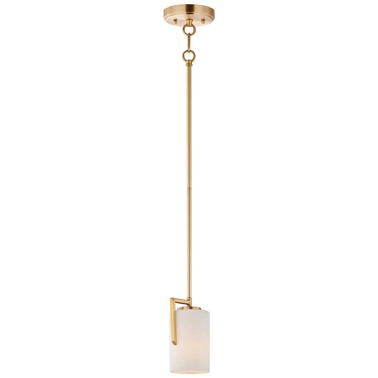 Maxim Dart 4 1/2" Wide Satin Brass Mini Pendant Light