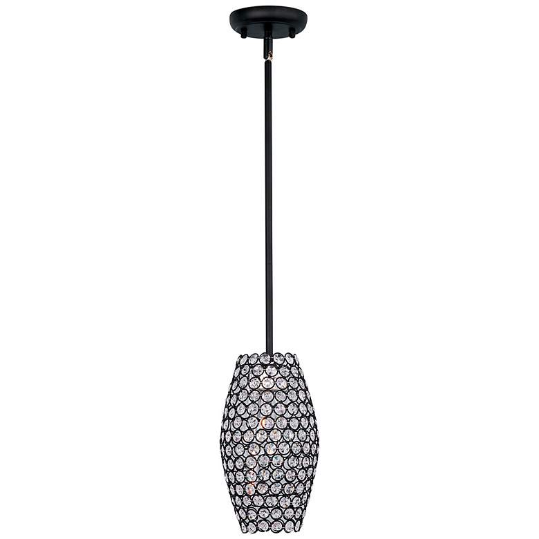 Maxim Glimmer 6" Wide Bronze Mini Pendant