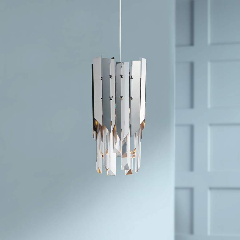 Maxim Paramount 6" Wide Chrome LED Mini Pendant Light