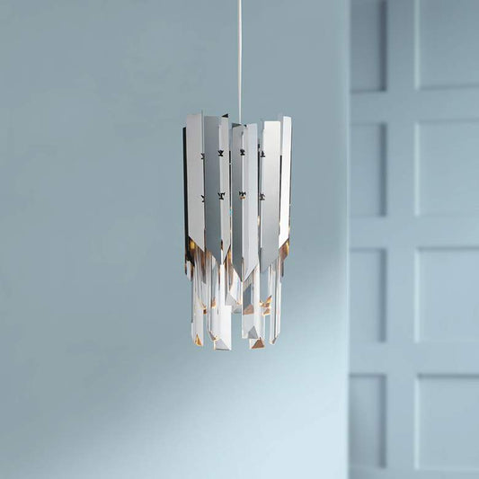 Maxim Paramount 6" Wide Chrome LED Mini Pendant Light