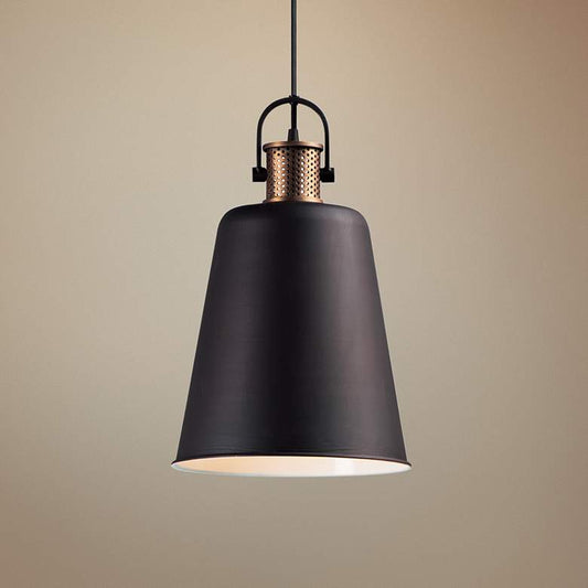 Maxim Sedona 9 3/4"W Bronze and Antique Brass Mini Pendant