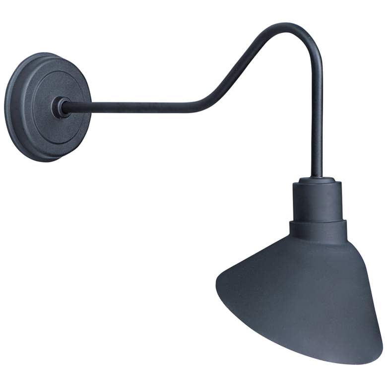 Maxim Signlite 13 3/4" High Black Outdoor Wall Light