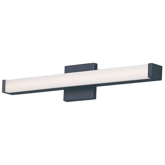 Maxim Spec 24" Wide Black Finish Modern LED Vanity Light