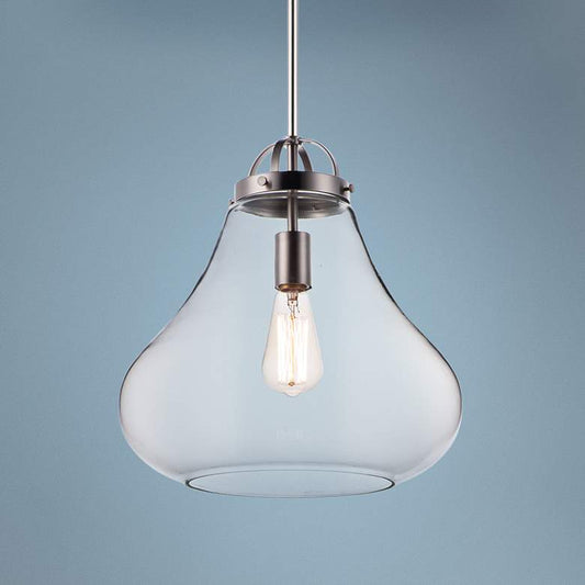 Maxim Stella 13 3/4" Wide Satin Nickel Pendant Light
