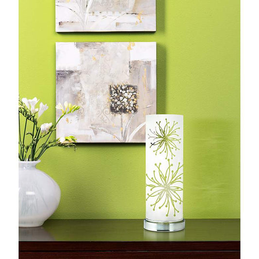Frosted Glass Cylinder 14 1/4" High Accent Table Lamp