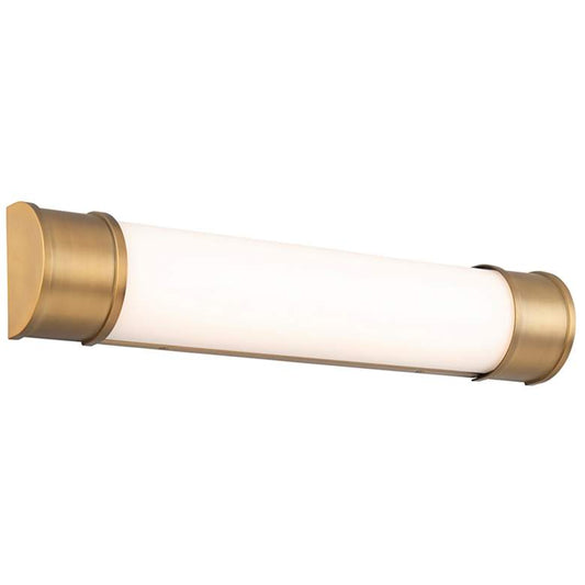 Mercer 4.5"H x 24"W 1-Light Linear Bath Bar in Aged Brass