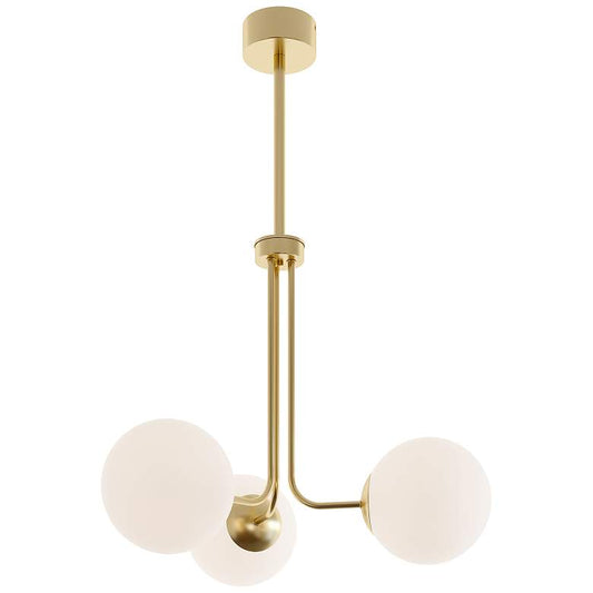 Metropolitan 27" Satin Brass LED Pendant