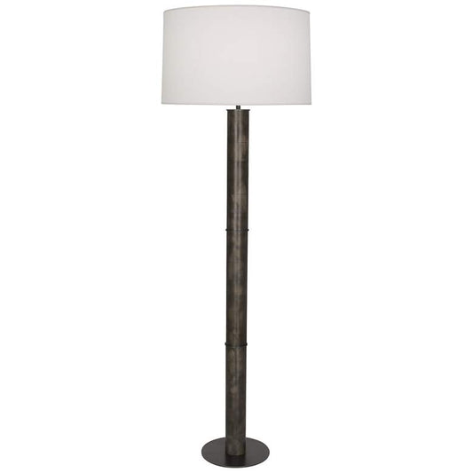 Michael Berman Brut Bronze Metal Column Floor Lamp