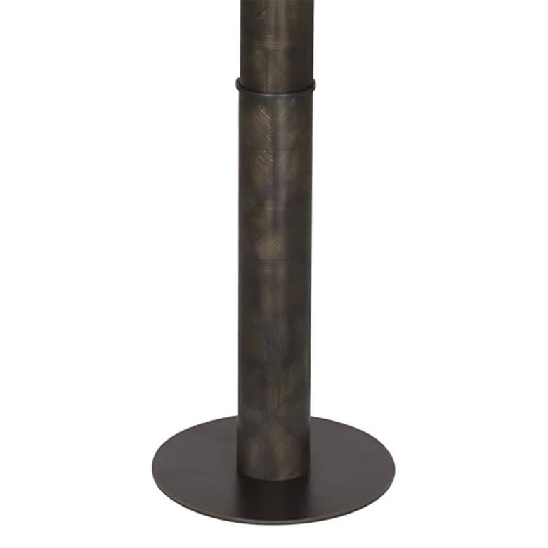 Michael Berman Brut Bronze Metal Column Floor Lamp