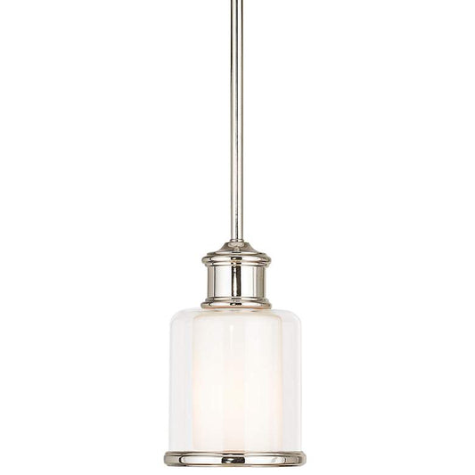Middlebush 5 1/2" Wide Polished Nickel Mini Pendant