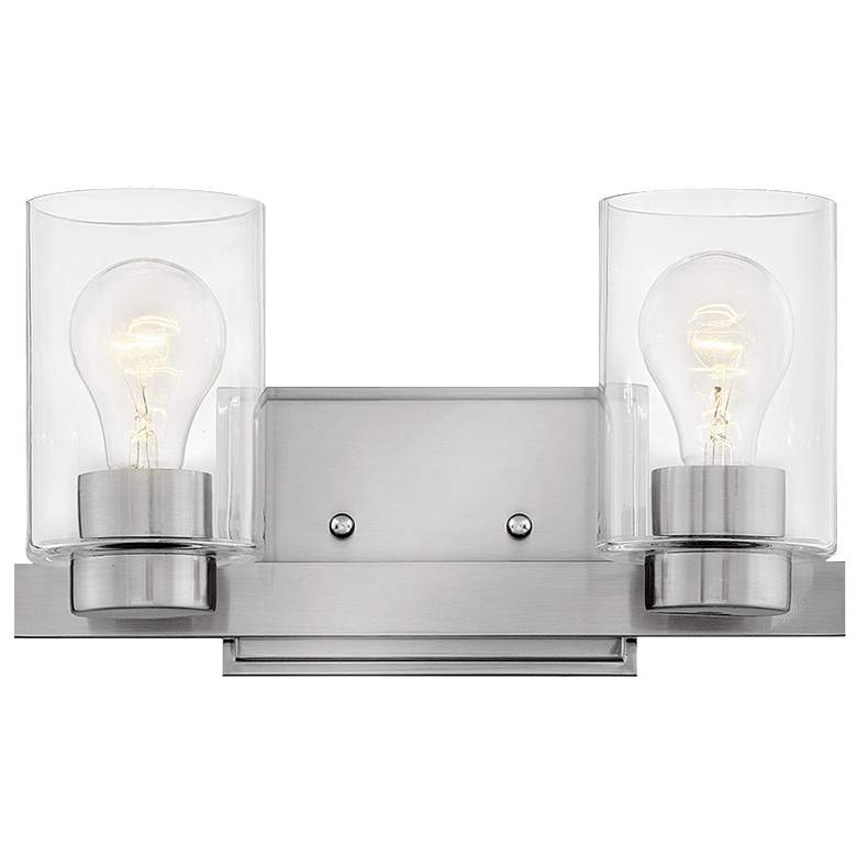 Miley 7" High Nickel 2-Light Wall Sconce by Hinkley Lighting