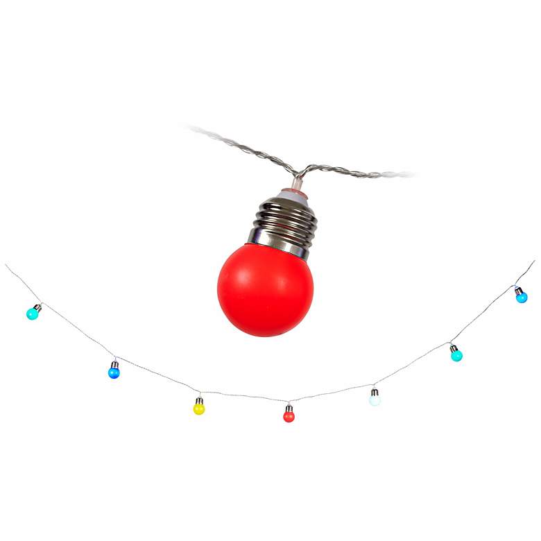 Mini Color Globes 10-Light LED String Party Lights