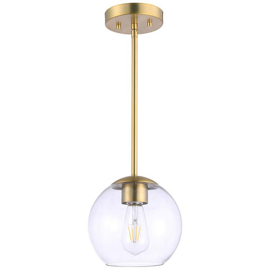 Minka-Lavery Auresa 1-Light Soft Brass Mini-Pendant