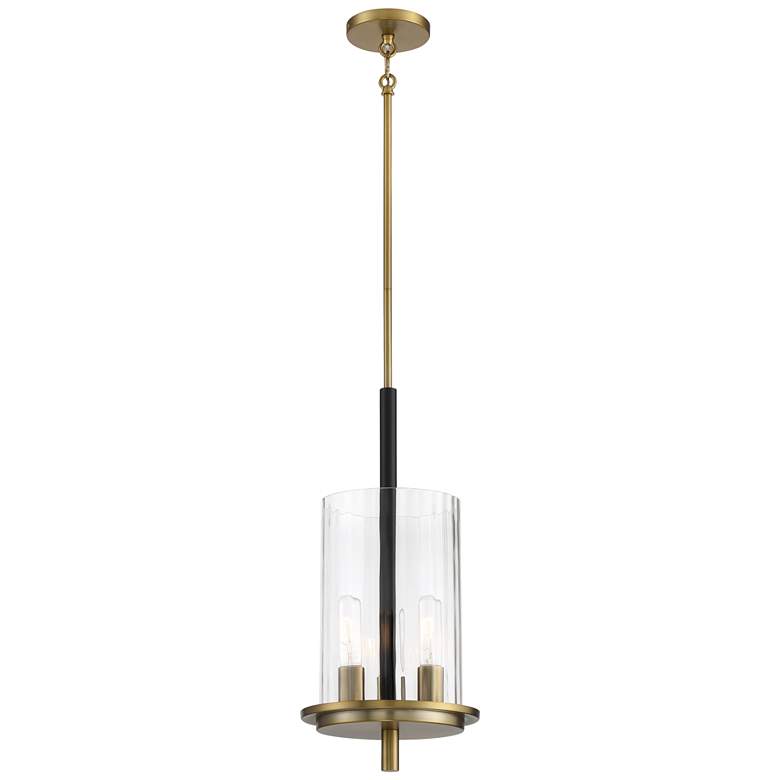 Minka-Lavery Baldwin Park 3-Light Coal and Soft Brass Pendant